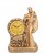 Livello Zegar Kominkowy Ceramiczny Złoty Retro 28 cm – Para Romantyczna