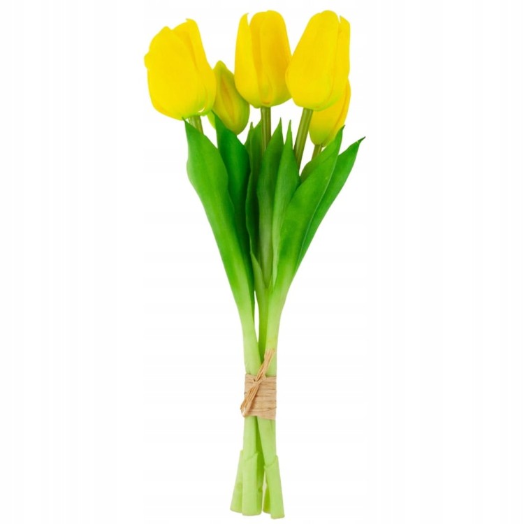 Bukiet tulipanów gumowych Top Gift żółtych 5 szt.