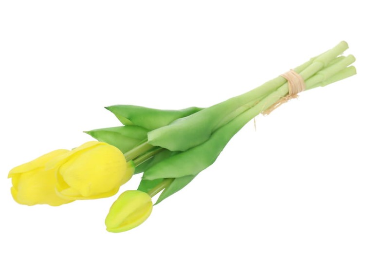 Bukiet tulipanów gumowych Top Gift żółtych 5 szt.