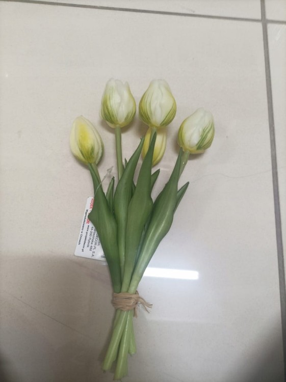 Bukiet Gumowych Tulipanów Tulipany Kwiaty JAK ŻYWE 1SZ
