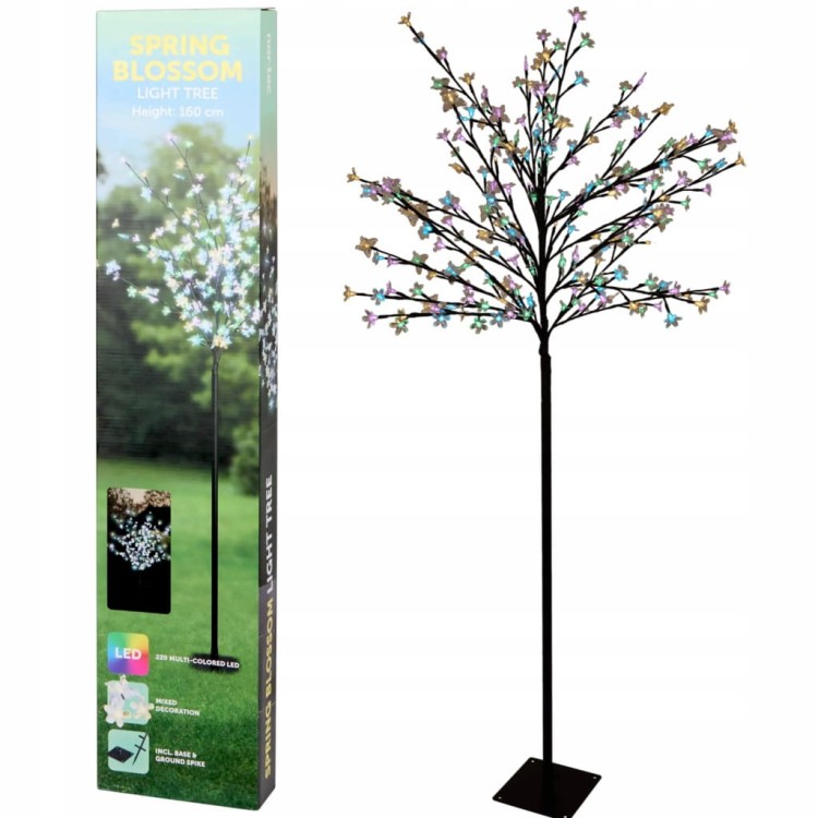 Drzewko LED Kwitnące 160 cm 280 Lampek Nor-Tec Dekoracja Ogrodowa