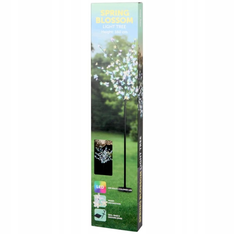 Drzewko LED Kwitnące 160 cm 280 Lampek Nor-Tec Dekoracja Ogrodowa