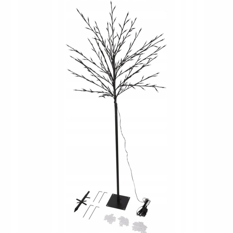Drzewko LED Kwitnące 160 cm 280 Lampek Nor-Tec Dekoracja Ogrodowa