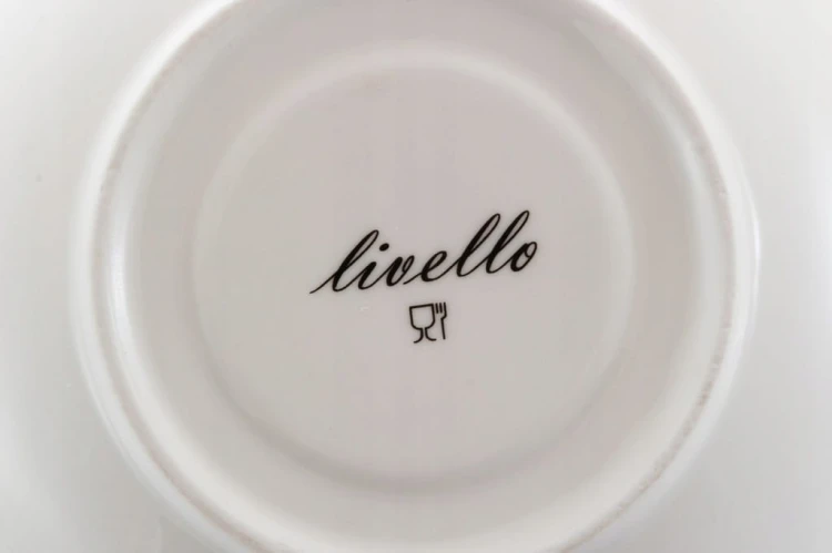 Kubek porcelanowy zaparzacz i sitko Lawenda 350 ml z pokrywką do herbaty
