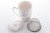 Kubek porcelanowy zaparzacz i sitko Lawenda 350 ml z pokrywką do herbaty