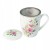 Kubek Livello 350 ml z zaparzaczem metalowym ceramiczny kubek do herbaty