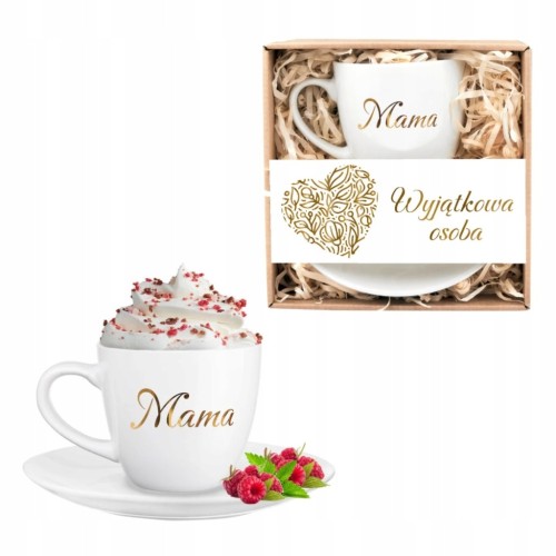 Filiżanka ceramiczna „Mama” – wyjątkowy prezent dla bliskiej osoby 230 ml