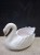 Figurka ceramiczna Łabędź / Donica Osłonka Ceramiczna Biała 30 cm x 45 cm