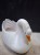 Figurka ceramiczna Łabędź / Donica Osłonka Ceramiczna Biała 30 cm x 45 cm