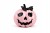Dynia Ceramiczna Różowa z Czarną Kokardką – Dekoracja Halloween 19,5