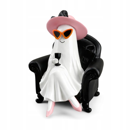PANI DUSZEK NA FOTELU – FIGURKA DEKORACYJNA HALLOWEEN 21,5 cm