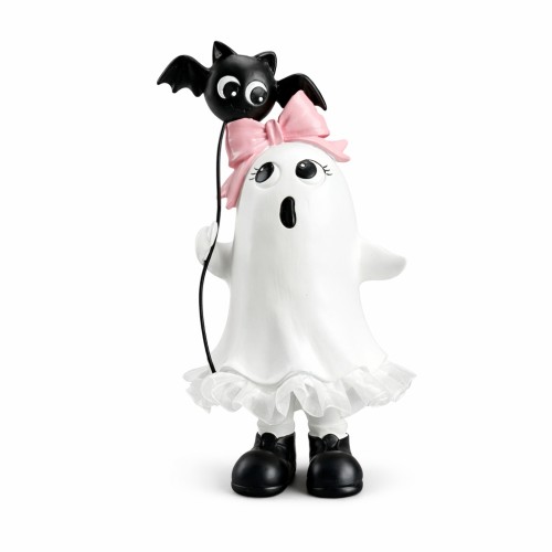 DUSZEK CERAMICZNY Z NIETOPERZEM NA BALONIE 27,5 cm – Dekoracja Halloween