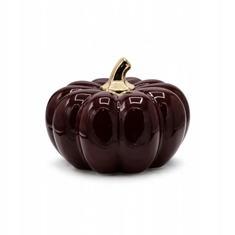 DYNIA CERAMICZNA ŚLIWKOWO-ZŁOTA MEGA 23 cm
