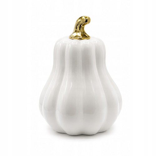 DYNIA CERAMICZNA BIAŁO-ZŁOTA MAXI 27 cm