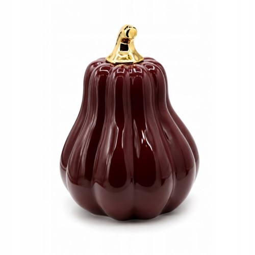 DYNIA CERAMICZNA ŚLIWKOWO-ZŁOTA MEGA 22 cm