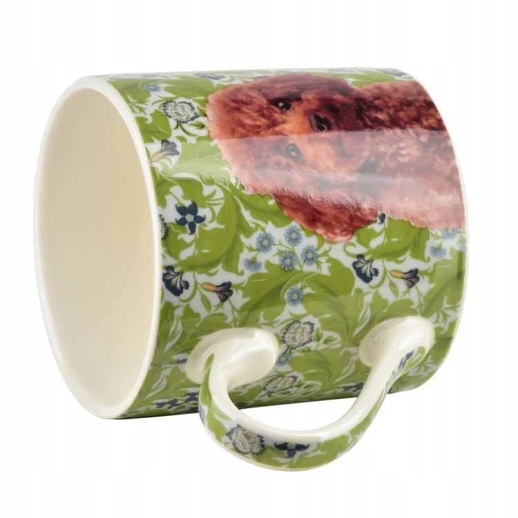 Kubek porcelanowy z brelokiem Pudel 380 ml – idealny dla miłośnika psów