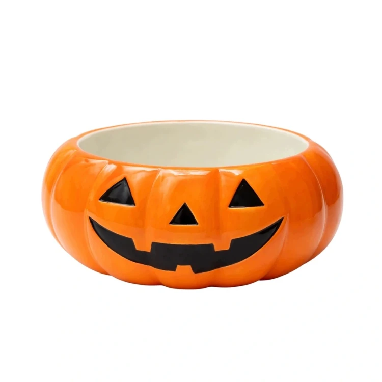 Doniczka ceramiczna dynia z buźką 20cm