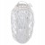Lampion Trend-Deco szkło, wiklina/rattan 50 cm