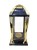 LAMPION K-21 G ZŁOTY 31 CM – ZNICZ SZKLANY, DEKORACJA NAGROBNA