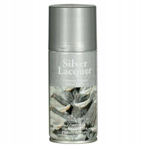 Farba w sprayu DeJong srebrny 150 ml. lakier