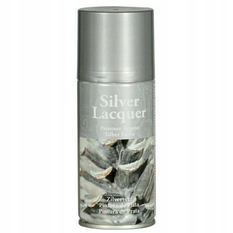 Farba w sprayu DeJong srebrny 150 ml. lakier