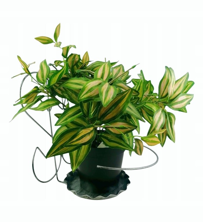 Kwietnik ścienny Dąstal 29 cm metal SREBRNY, BIAŁY, ZŁOTY