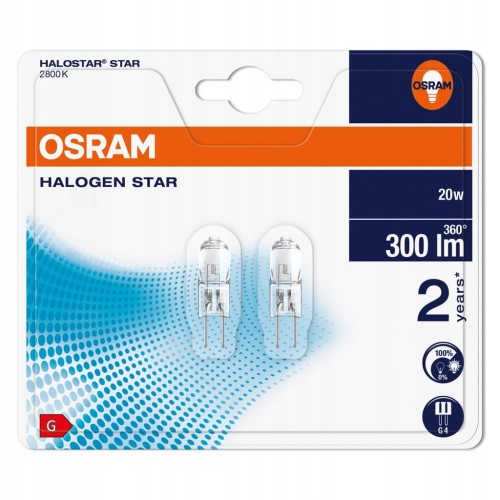 Osram HALOSTAR STAR lampa halogenowa 20 W G4 C