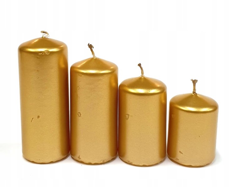 Świeca tradycyjna parafinowa bez zapachu Bartek Candles 4 szt.