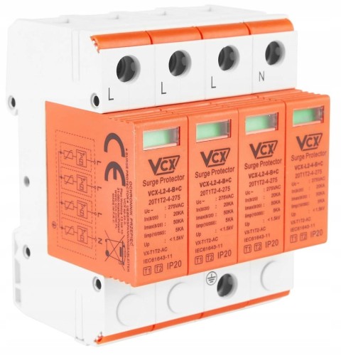 Ogranicznik przepięć VCX 275 V IP20 0 A