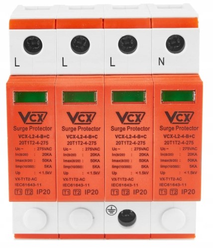 Ogranicznik przepięć VCX 275 V IP20 0 A