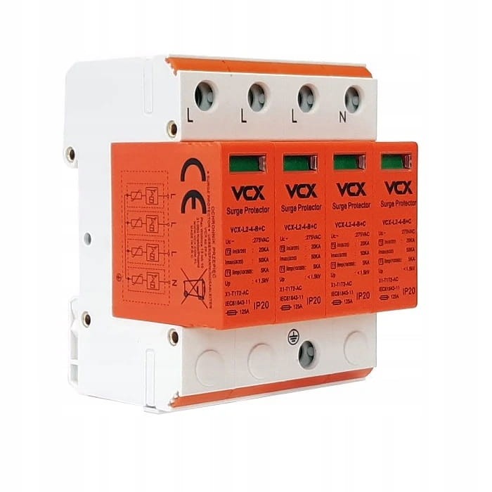 Ogranicznik przepięć VCX 275 V IP20 0 A