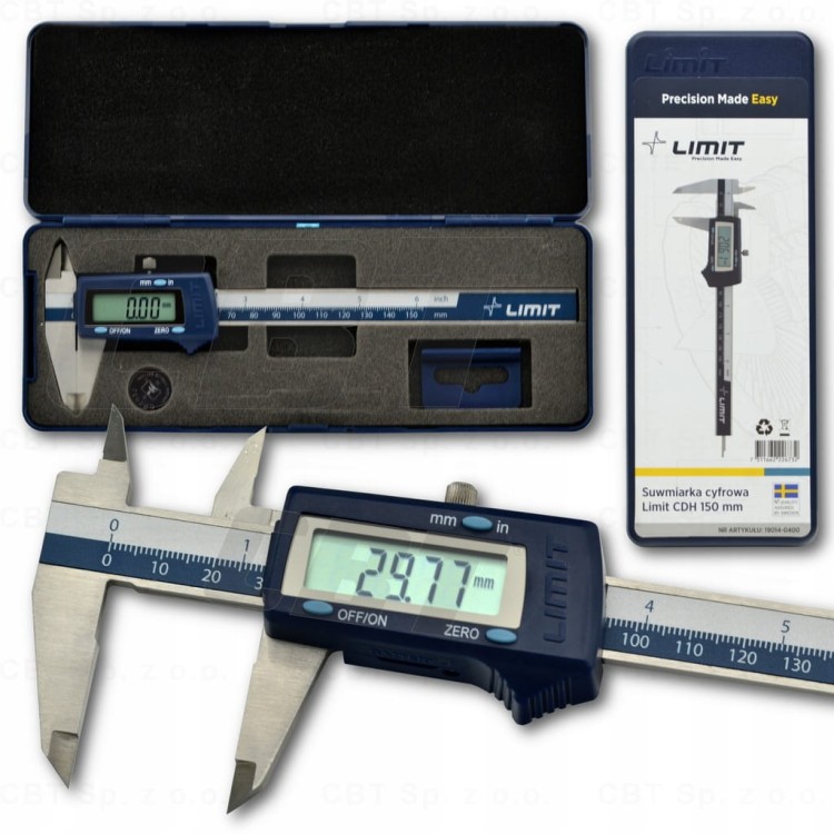 SUWMIARKA ELEKTRONICZNA LIMIT 150mm 19140400 RYSIK