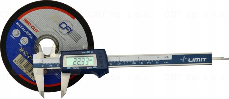 SUWMIARKA ELEKTRONICZNA LIMIT 150mm 19140400 RYSIK