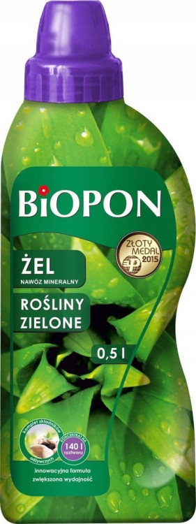BiOPON ŻEL nawóz mineralny do ROŚLIN ZIELONYCH 0,5L Bopon