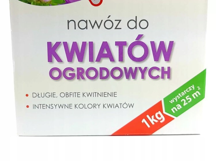 Biopon Nawóz 1kg GRANULAT do KWIATÓW OGRODOWYCH!