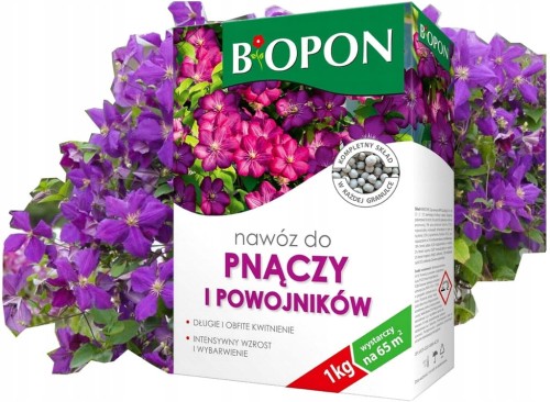 Nawóz wieloskładnikowy do pnączy powojników Biopon 1kg