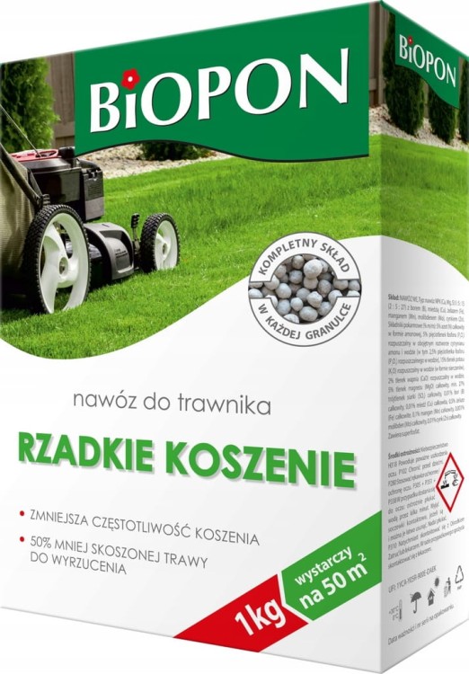 Nawóz wieloskładnikowy Biopon granulat 1 kg 1 l