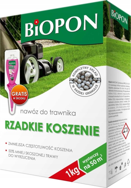 Nawóz wieloskładnikowy Biopon granulat 1 kg 1 l