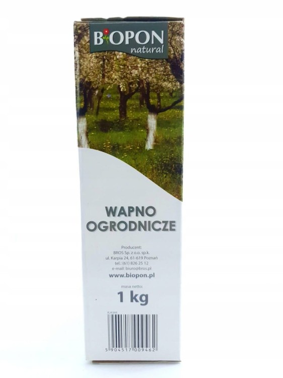 Nawóz wapno Biopon proszek 1 kg 1 l