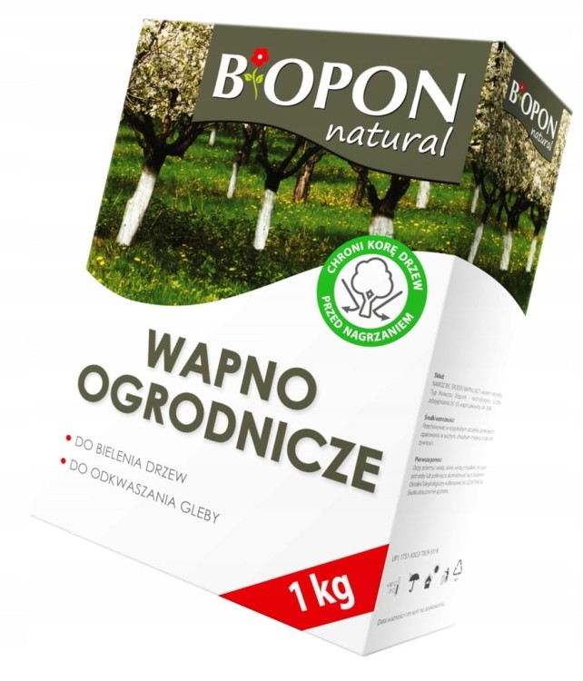 Nawóz wapno Biopon proszek 1 kg 1 l