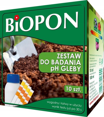 Zestaw do badania pH gleby Biopon 1687