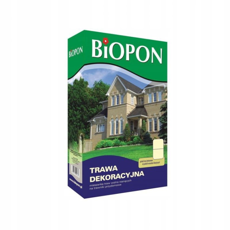 TRAWA DEKORACYJNA BiOPON nasiona traw 2kg - 80m²