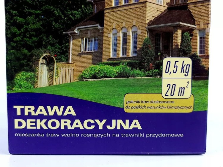 TRAWA DEKORACYJNA BiOPON nasiona traw 0,5kg - 20m²
