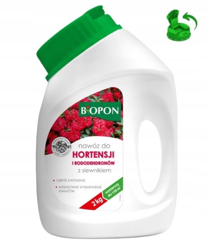 Nawóz wieloskładnikowy do hortensji i rododendronów Bros granulat 2 kg