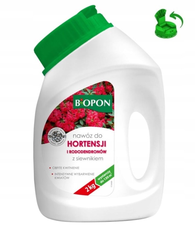 Nawóz wieloskładnikowy do hortensji i rododendronów Bros granulat 2 kg