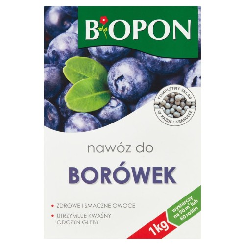 Nawóz wieloskładnikowy do borówek Bros granulat 1 kg 1 l