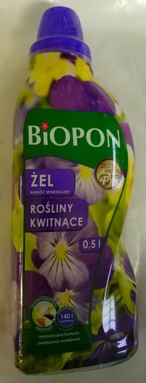 Nawóz wieloskładnikowy do roślin kwitnących Bros żel 0,58 kg 0,5 l