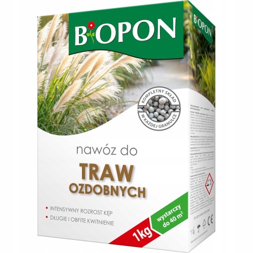 Nawóz wieloskładnikowy DO TRAW OZDOBNYCH Bros granulat 1 kg
