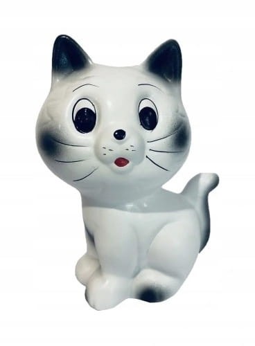 Skarbonka Ceramiczna KOTEK Do Rozbicia mały