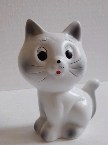 Skarbonka Ceramiczna KOTEK Do Rozbicia mały